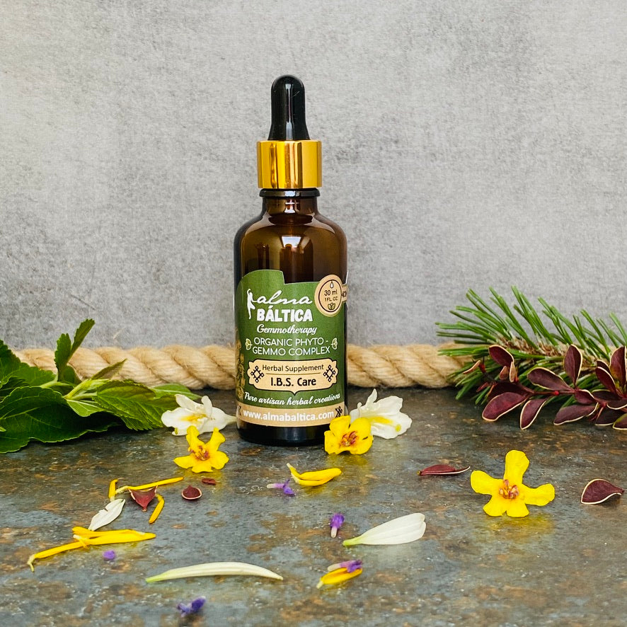 Leaky gut syndrome. Organic supplements for bloating, ibs or post antibiotic treatment