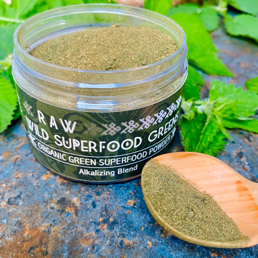 wild green powder for skin health