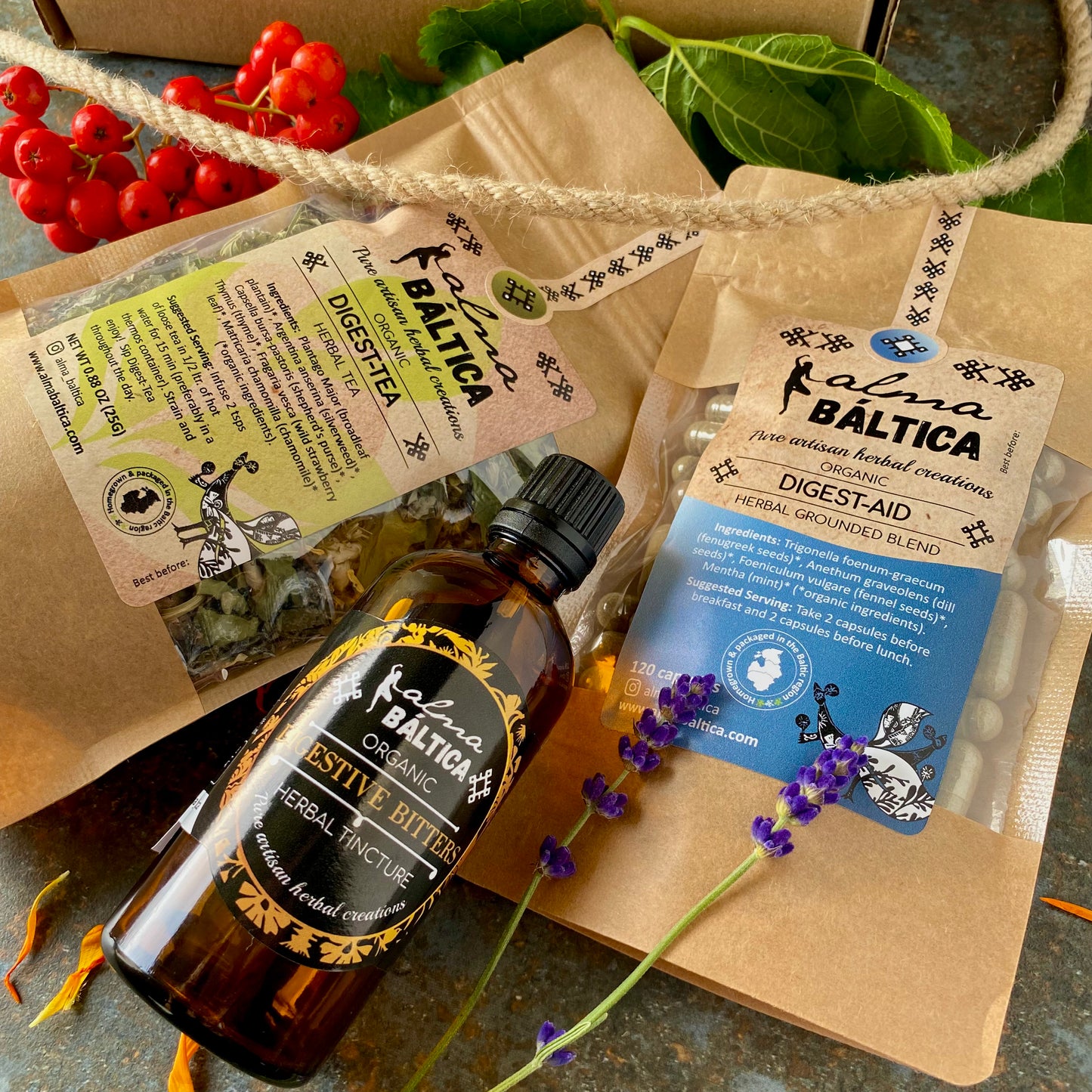  Organic digestive herbal supplement