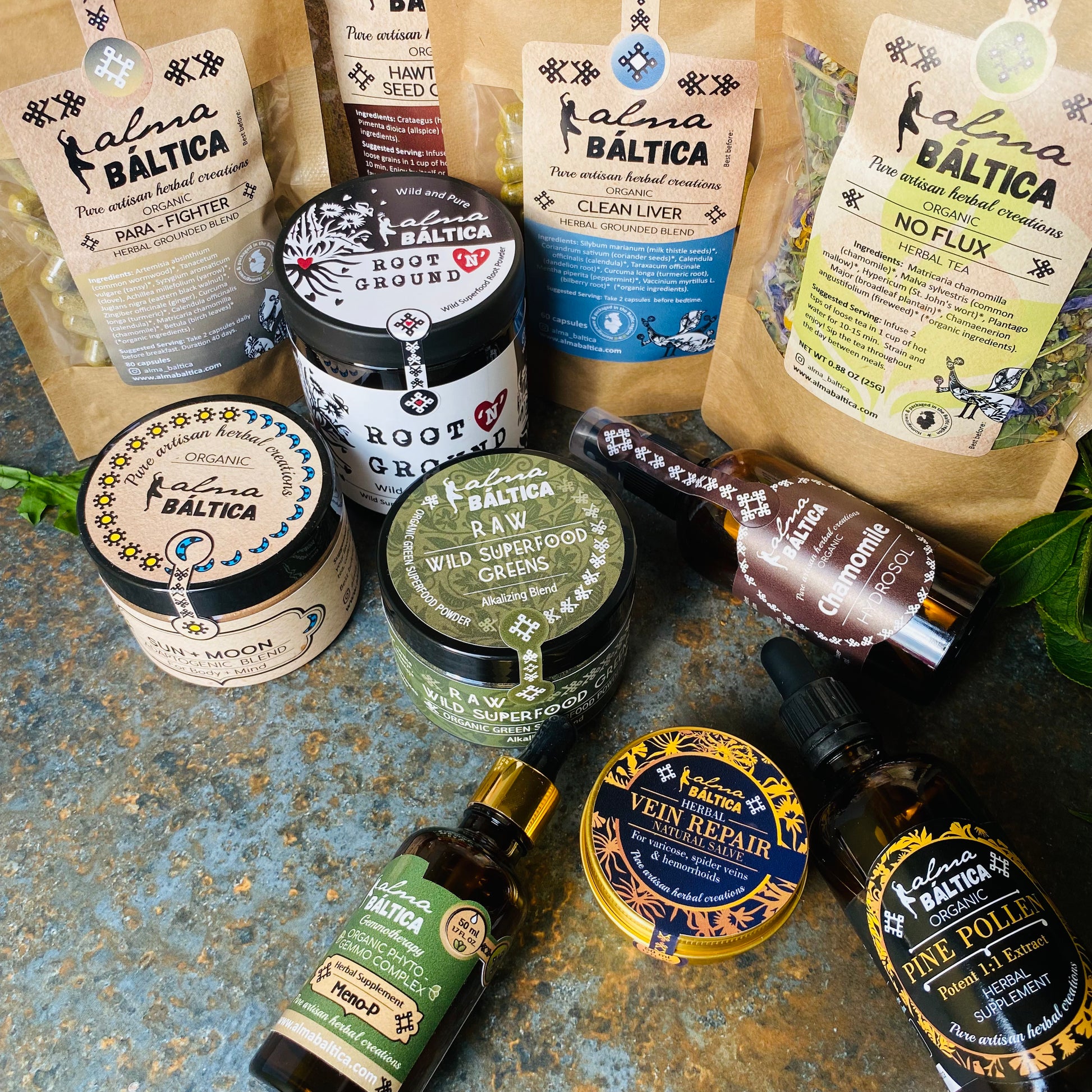 Organic herbal products, Alma Báltica 