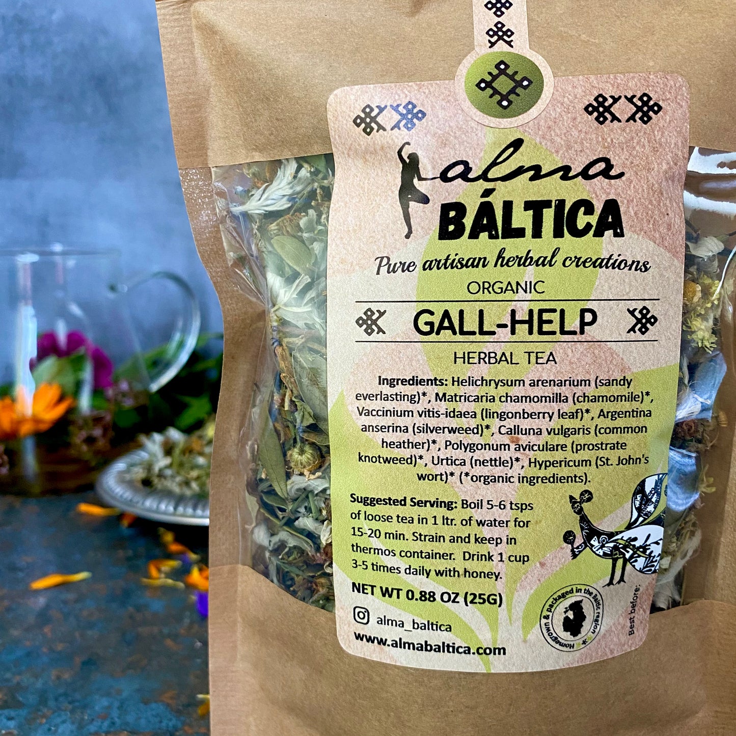 organic herbal tea for removing gallstones